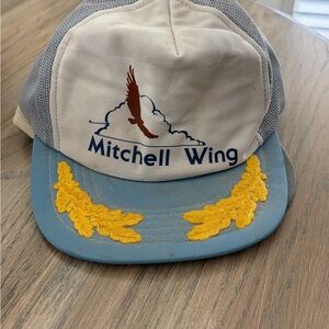 Mitchell Wing Trucker Hat with Embroidered Details